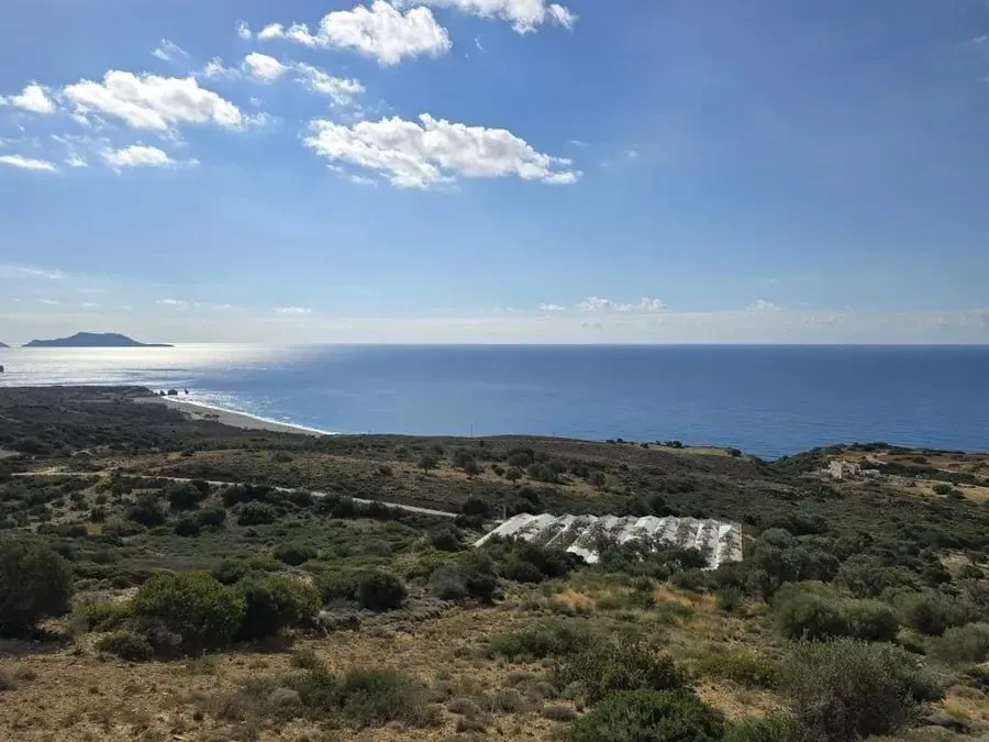 Prime Plot with Building Permit near Triopetra Beach