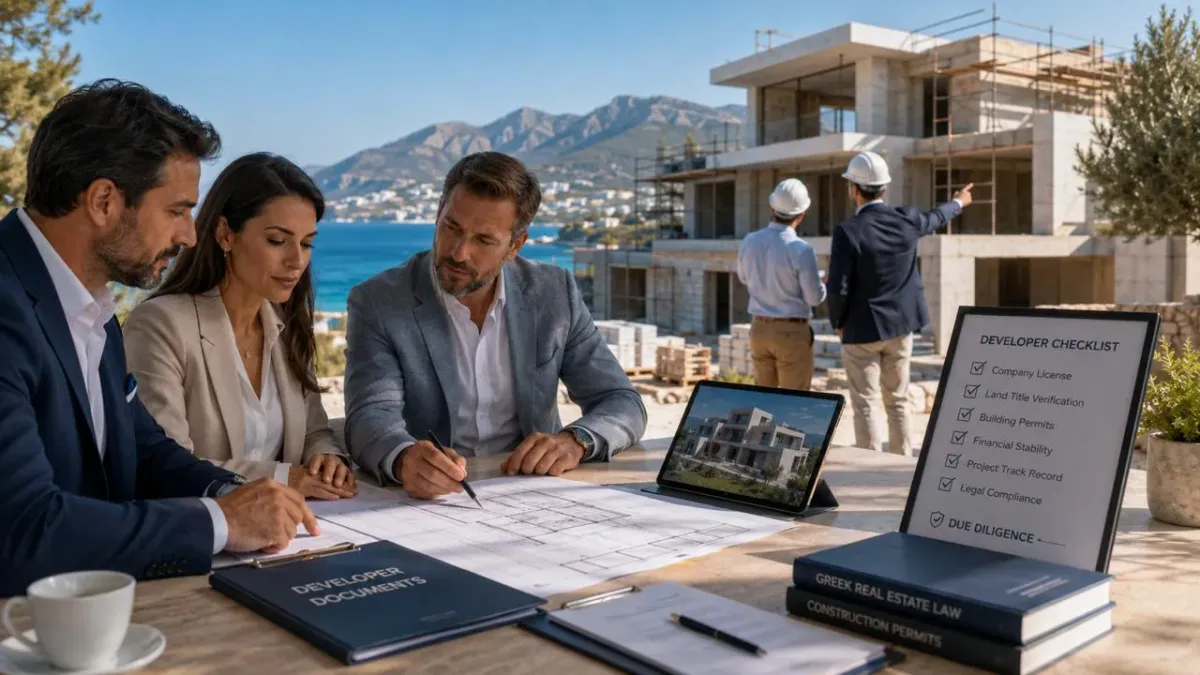 How to vet a property developer in Greece before signing a contract