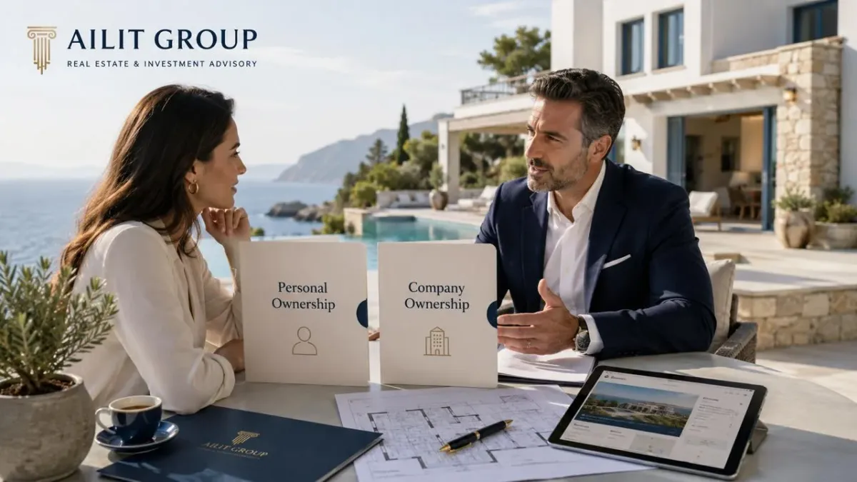 Who should own property in Greece: an individual or a company?