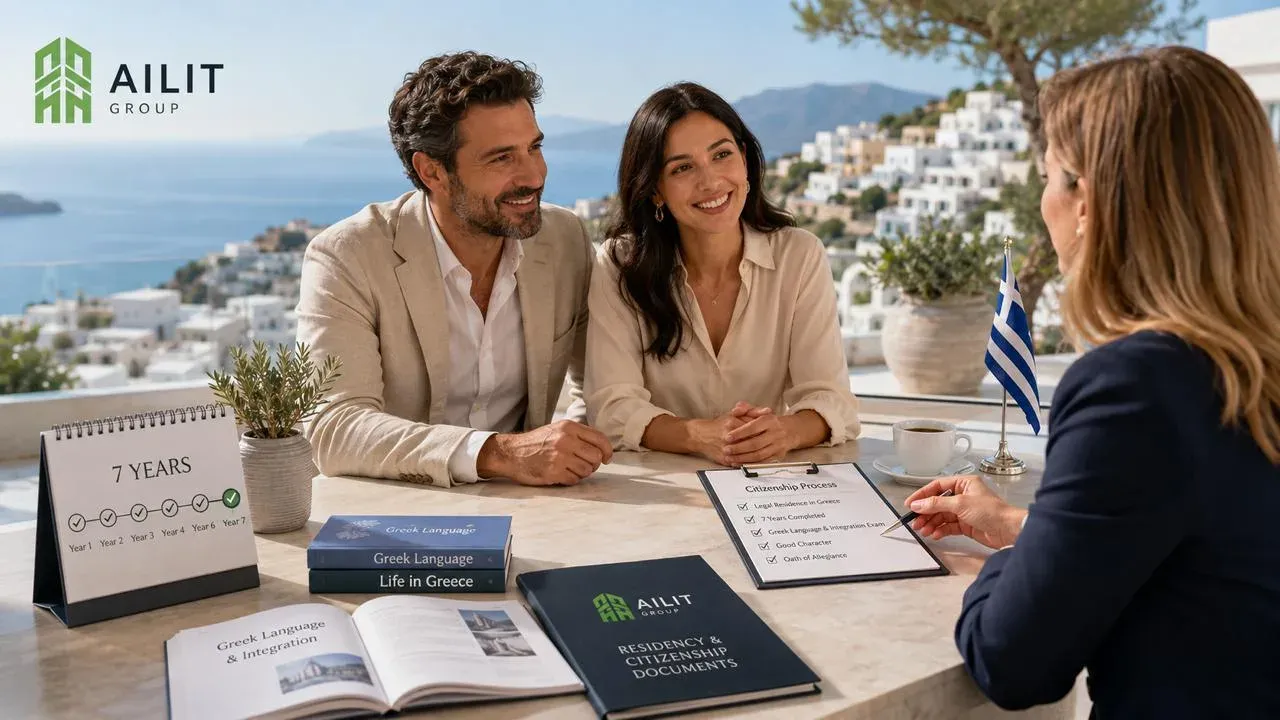 How to obtain Greek citizenship after seven years of residence
