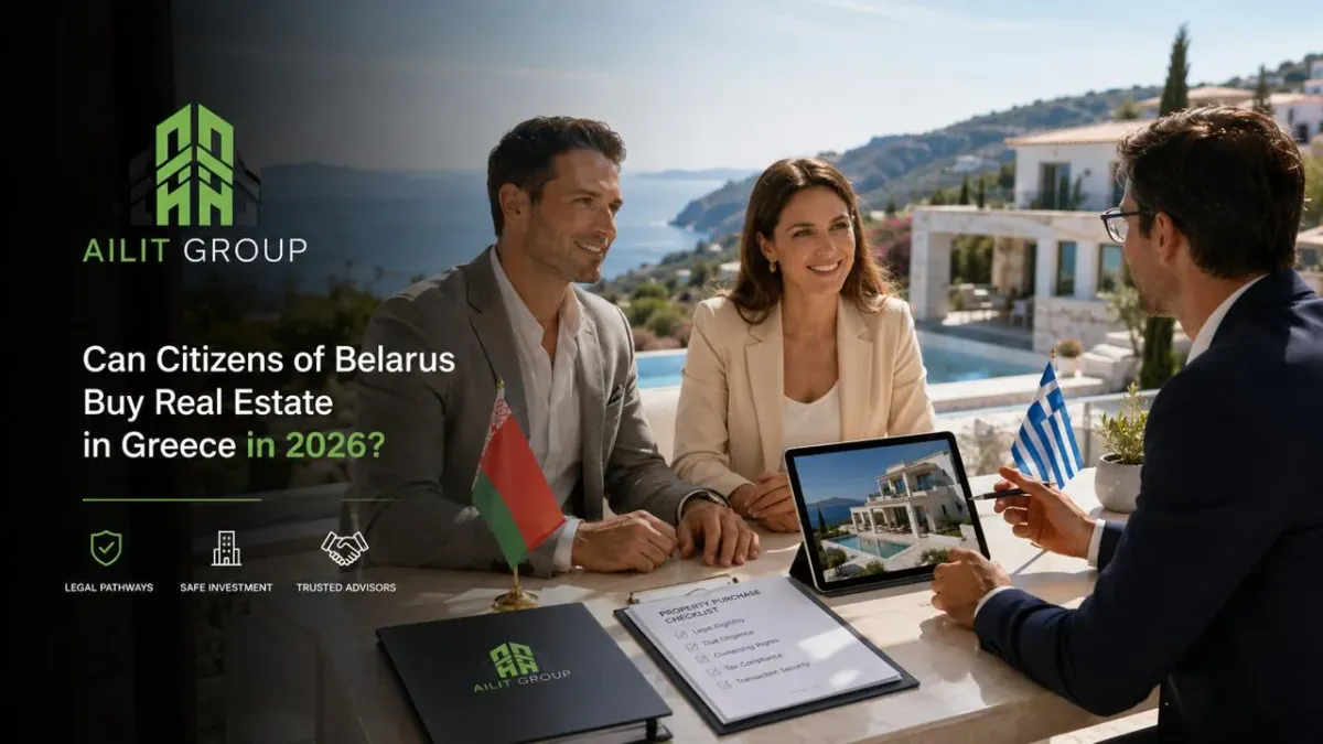 Can Belarusian citizens buy real estate in Greece in 2026?