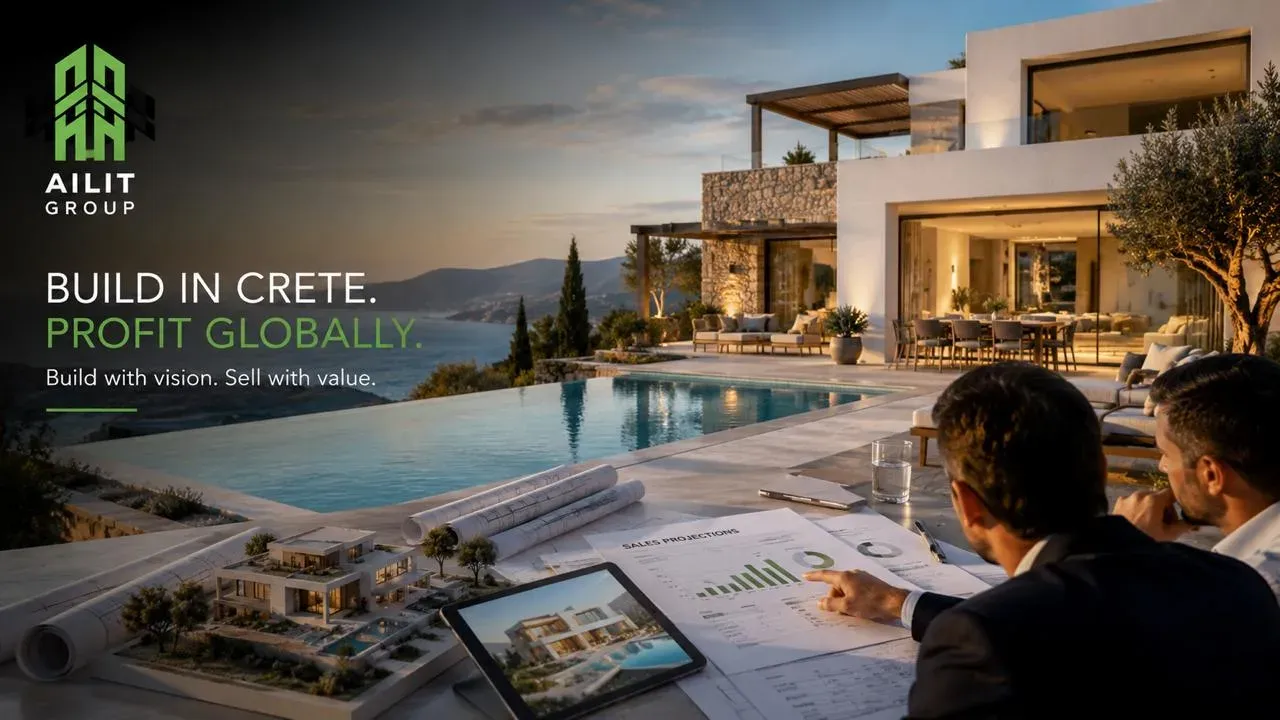 How much can you earn by building and selling a villa in Crete