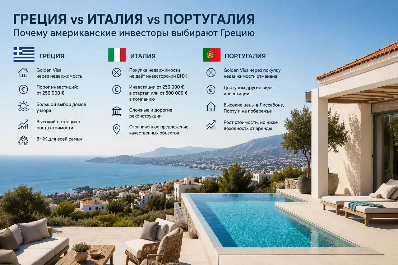 Why American Investors Choose Greece Over Italy or Portugal