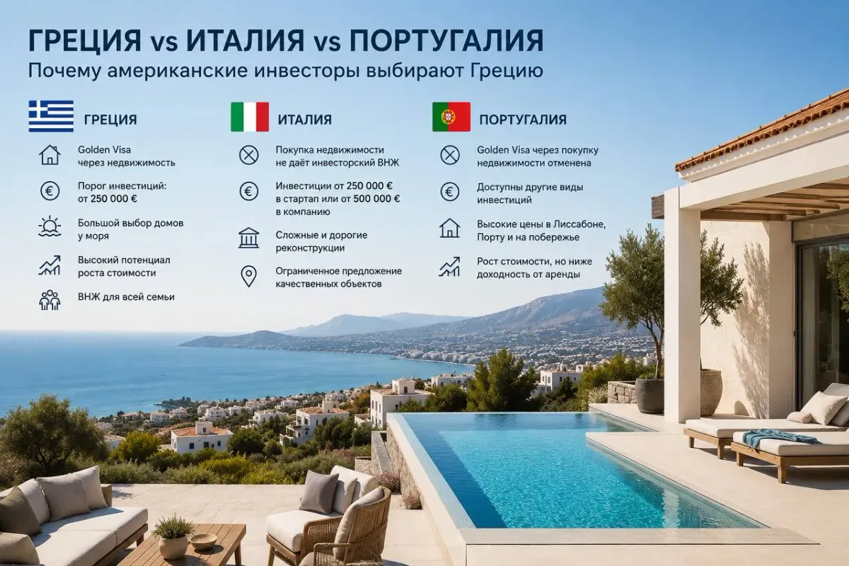 Why American Investors Choose Greece Over Italy or Portugal