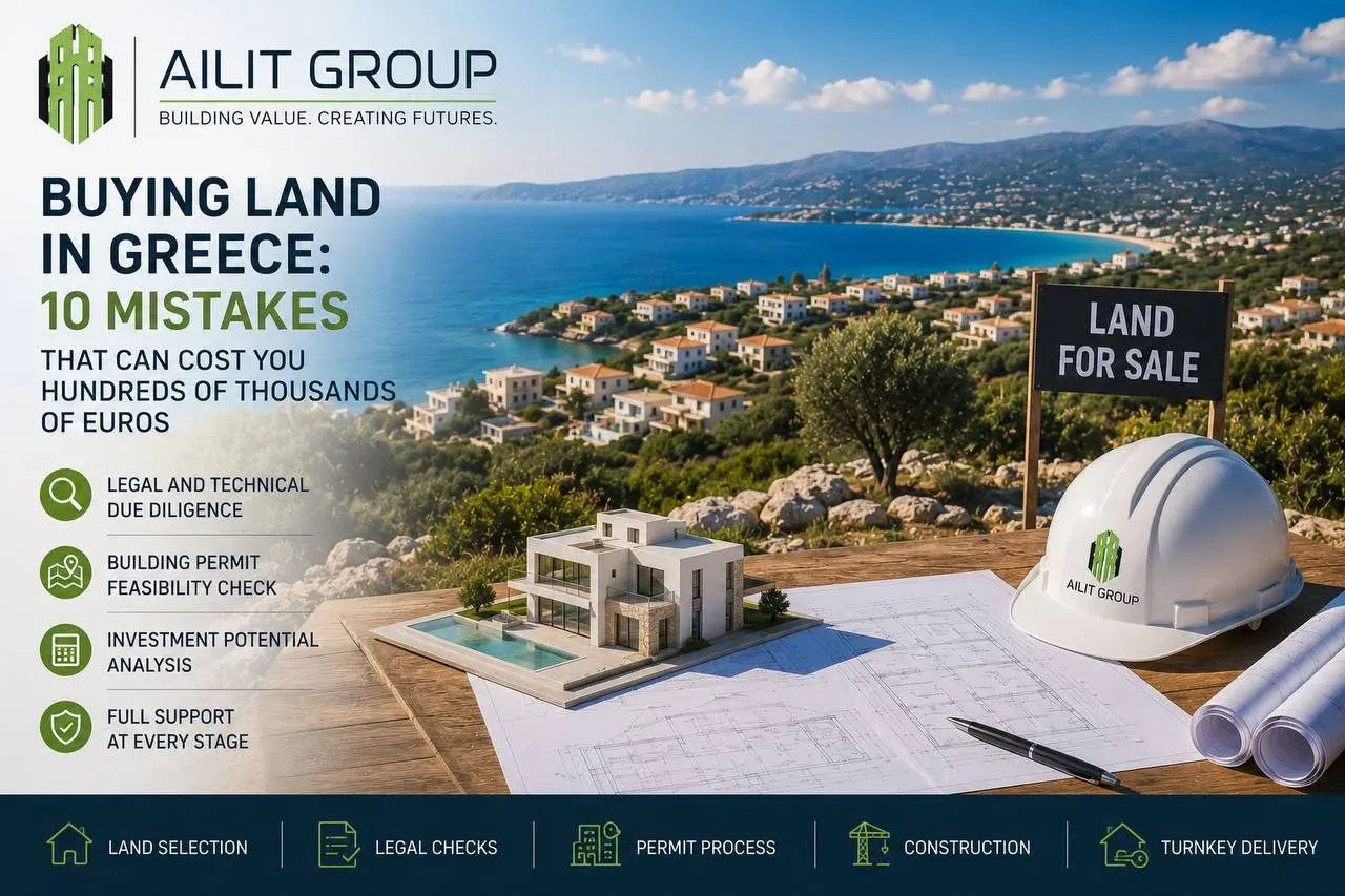 Buying Land in Greece: 10 Mistakes That Could Cost Hundreds of Thousands of Euros