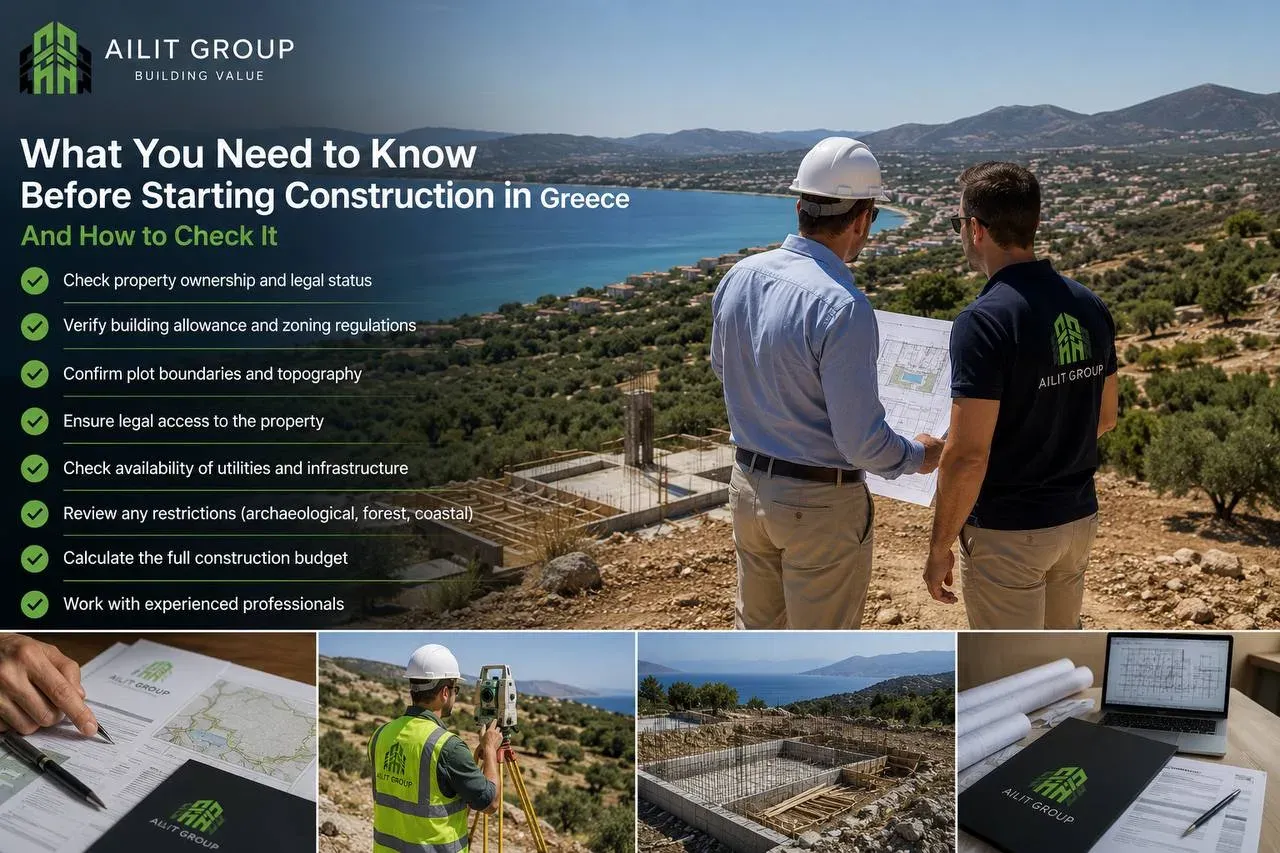 What to check before starting construction in Greece
