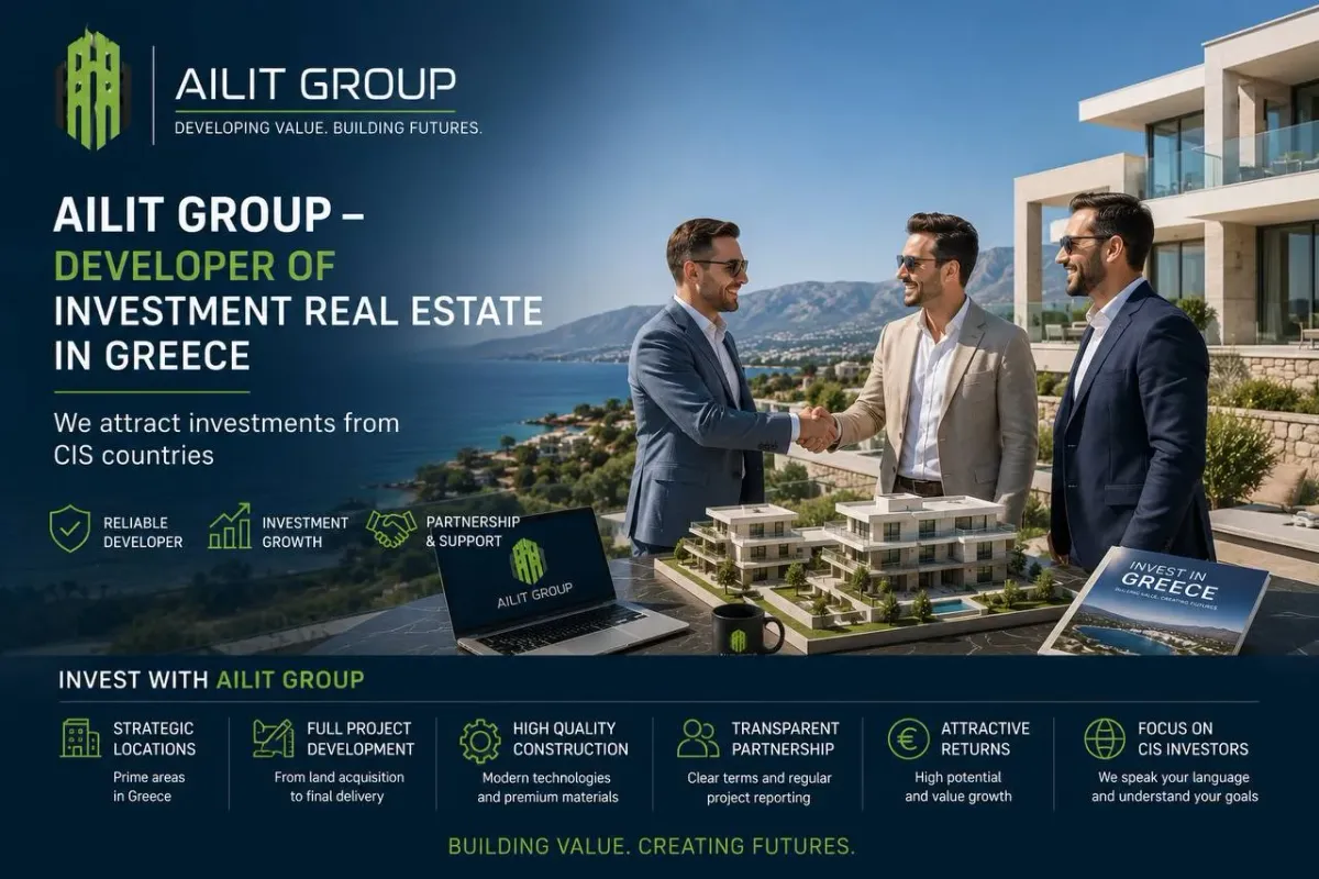 AILIT Group: Real Estate Development Investments in Greece for CIS Investors