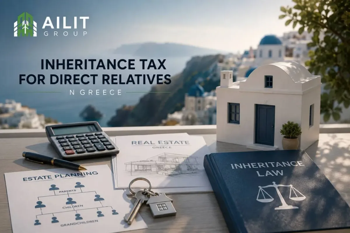 Inheritance Tax for Direct Relatives in Greece in 2026