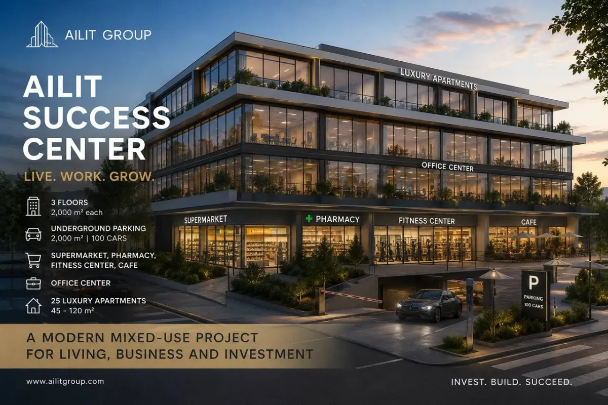AILIT Success Center: A Concept for a Multifunctional Living and Business Complex
