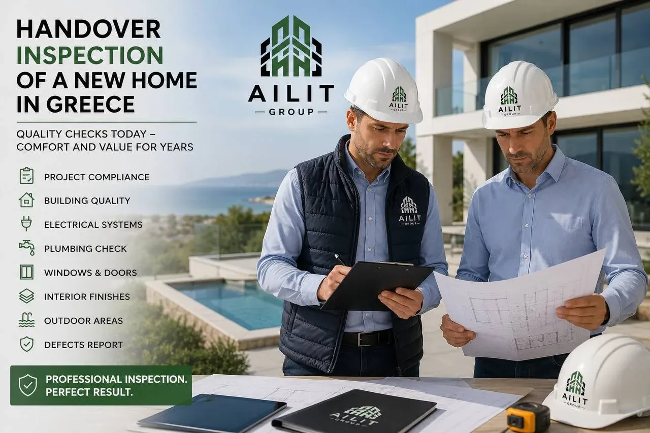 How the Handover of a New Home in Greece Works After Construction
