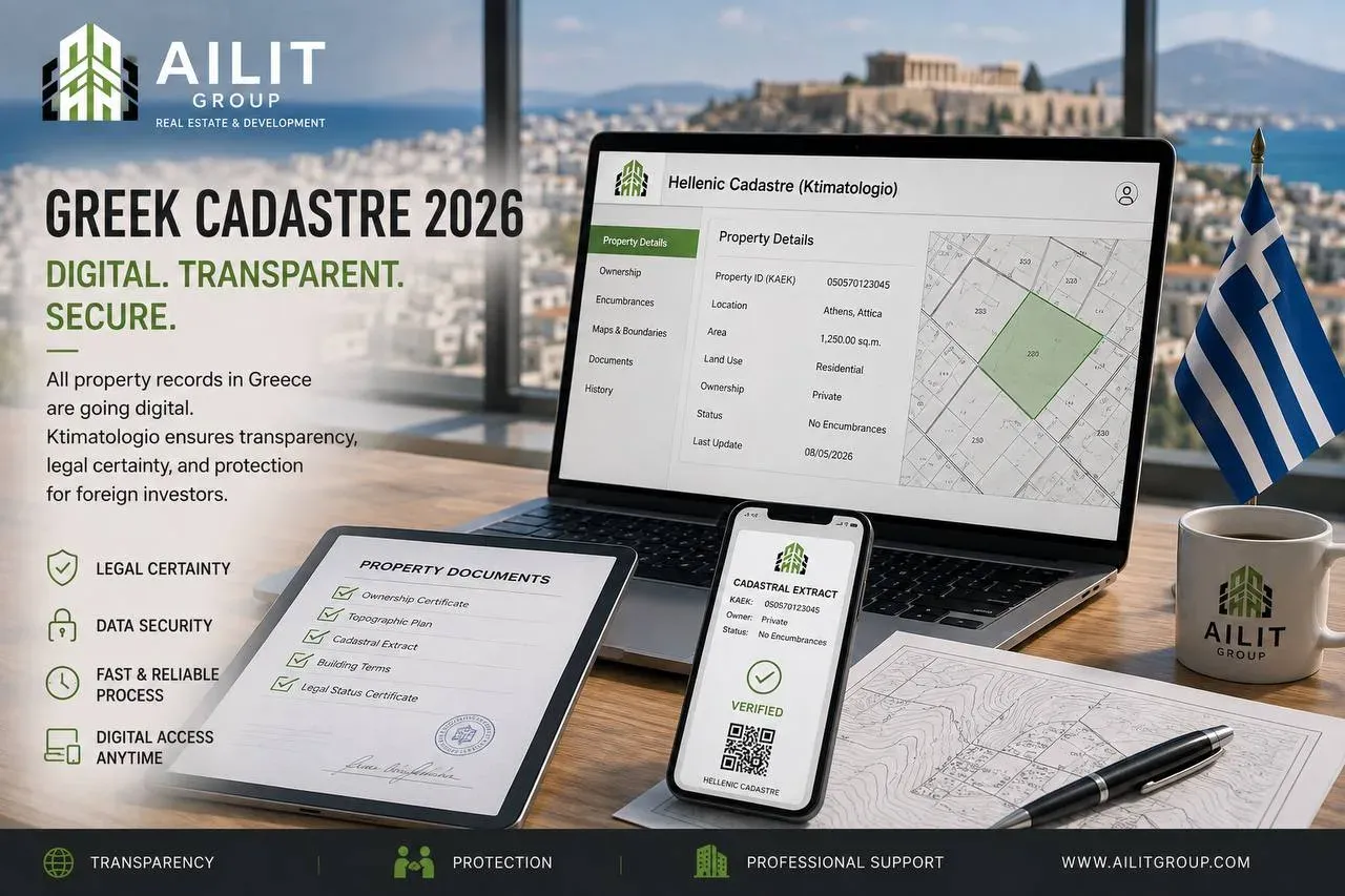 Digital Cadastre of Greece 2026: What Has Changed for Foreign Land Buyers