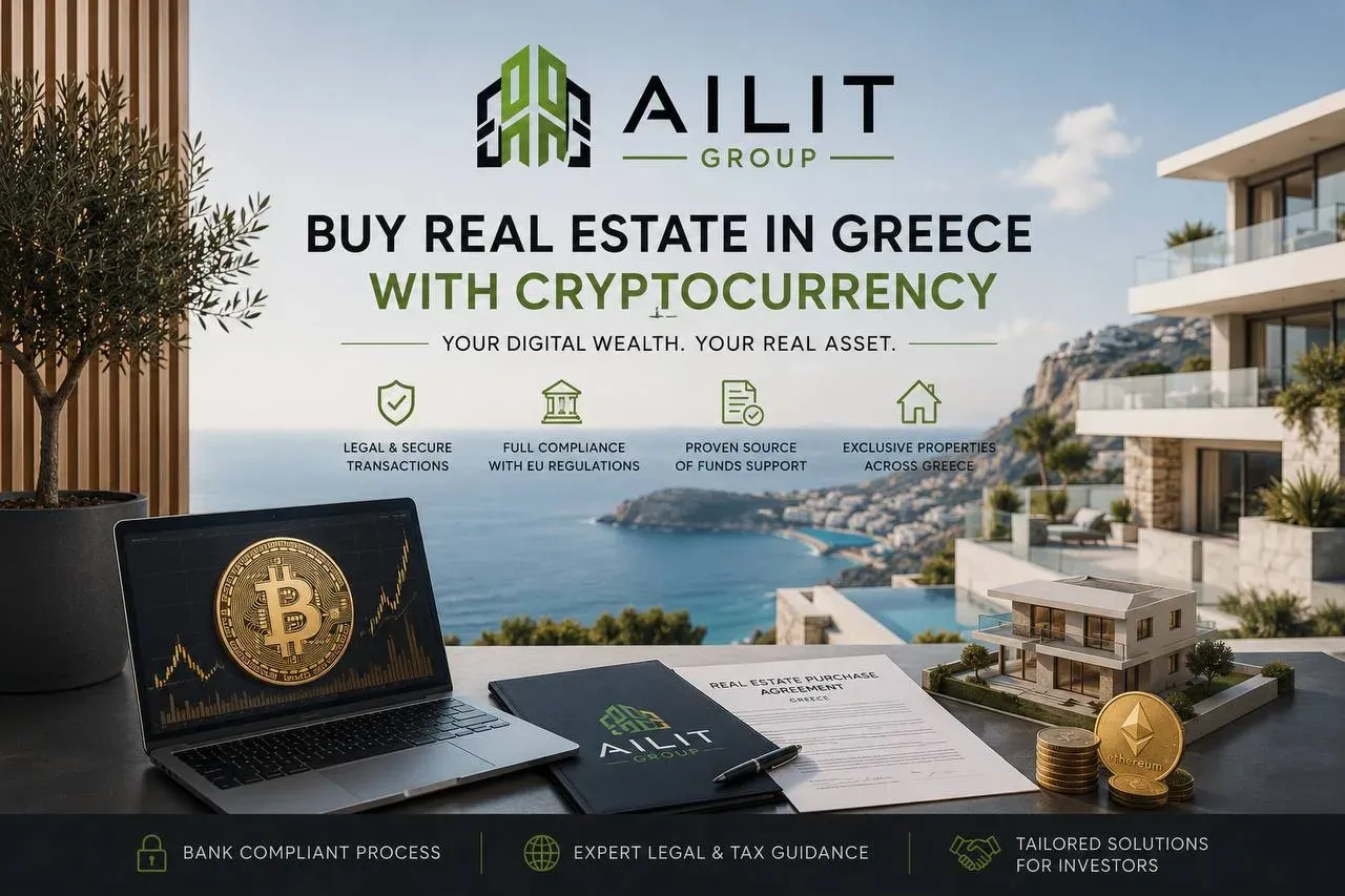 Buying Real Estate in Greece with Cryptocurrency in 2026: What Does the Law Actually Allow?