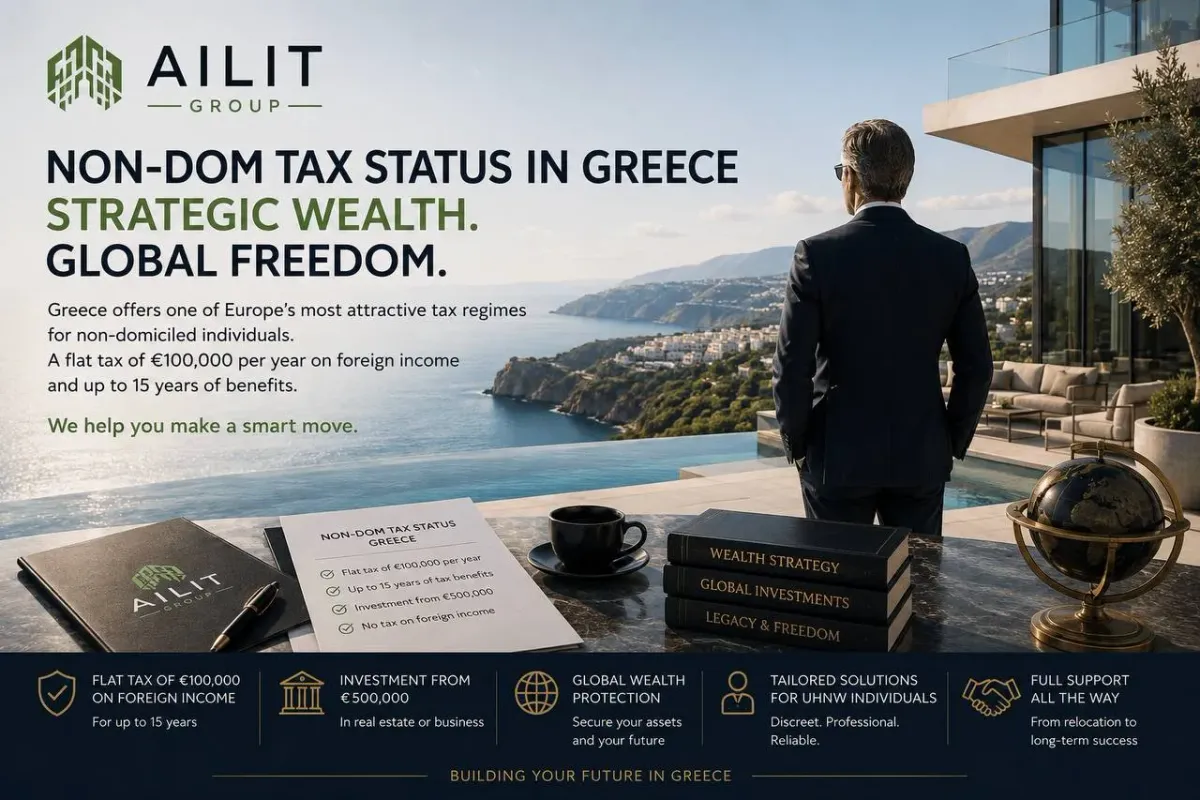 Greece's Non-Dom Tax Status: Why High-Net-Worth Investors Choose This Program