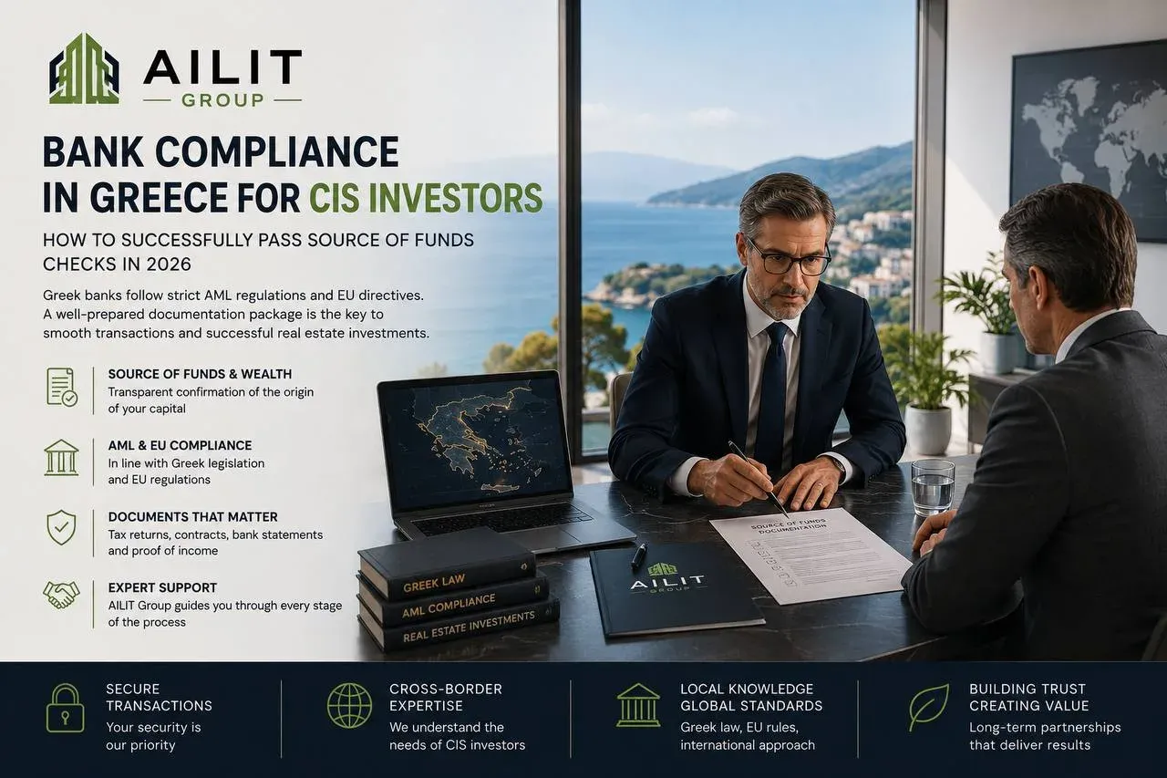 Bank Compliance in Greece for CIS Investors: How to Prove Source of Funds