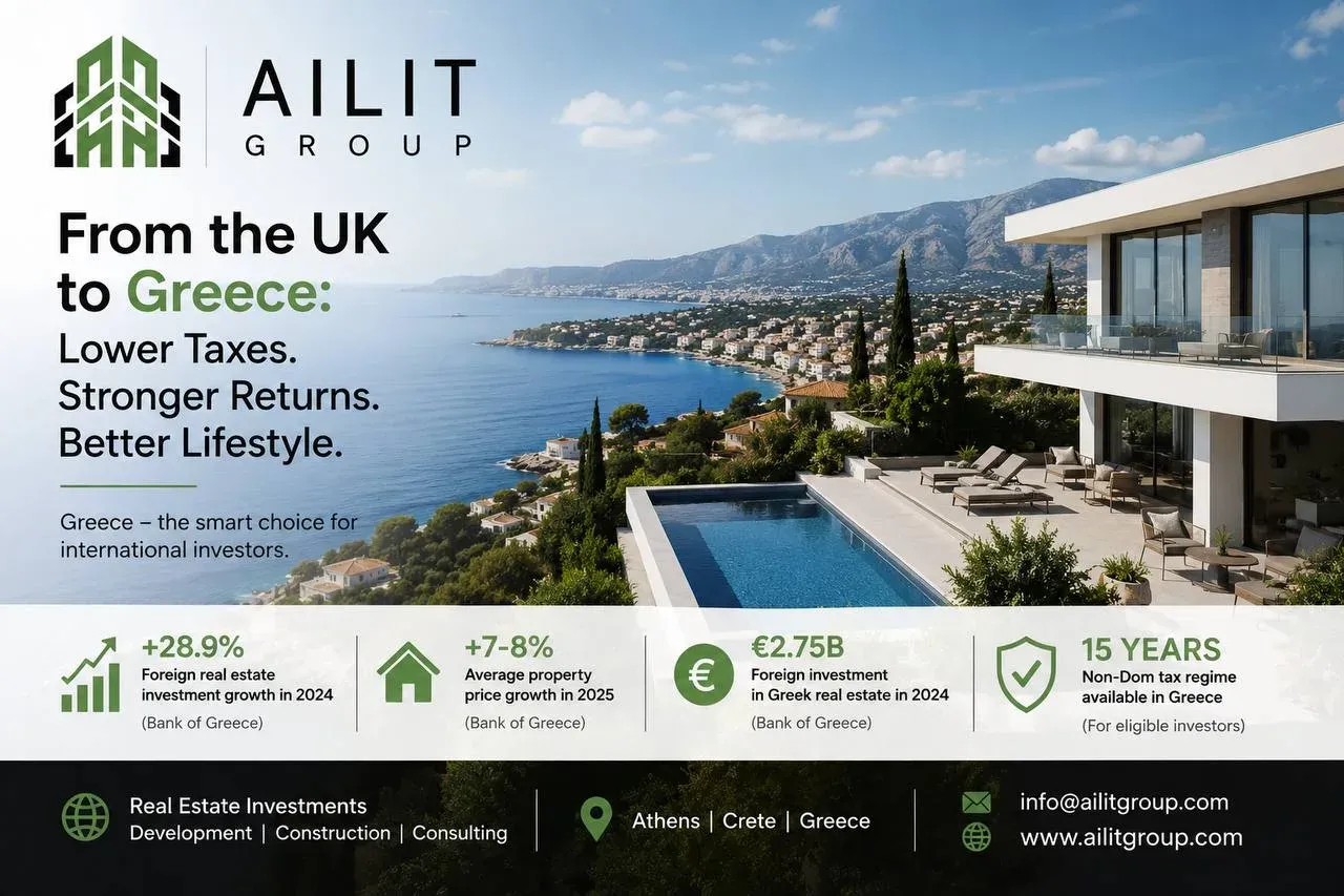 Why High-Net-Worth Investors from the UK Are Increasingly Choosing Greece