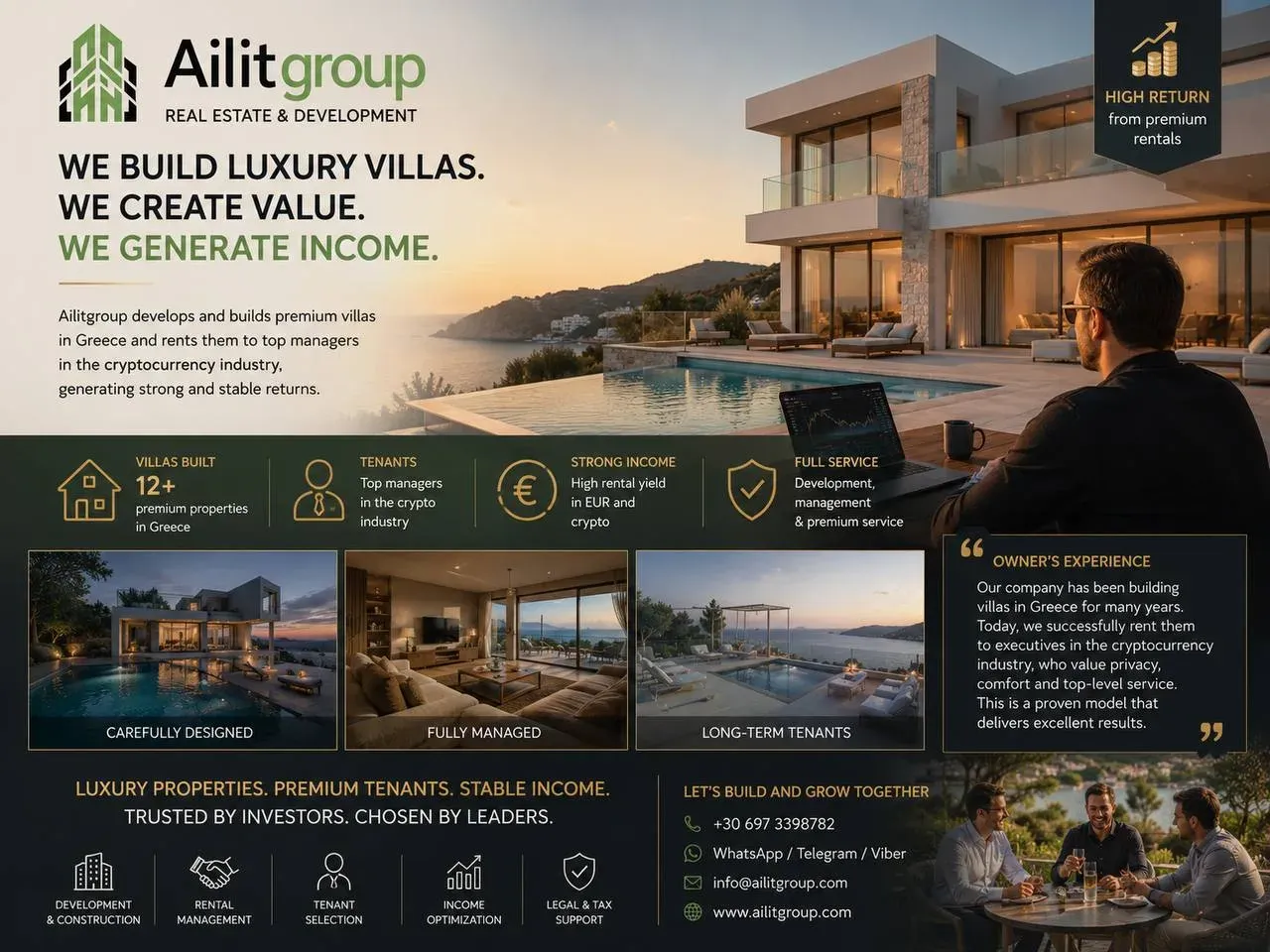 Why I Personally Invest in Villa Construction in Greece