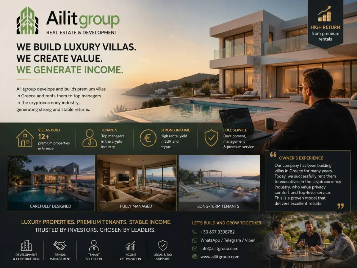 Why I Personally Invest in Villa Construction in Greece